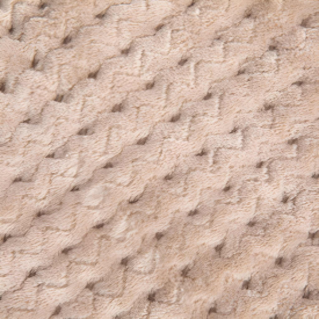 Brookstone Luxe Herringbone Heating Pad Taupe