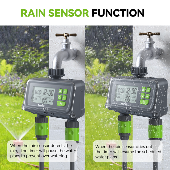 2 Zone Water Timer for Garden Hose