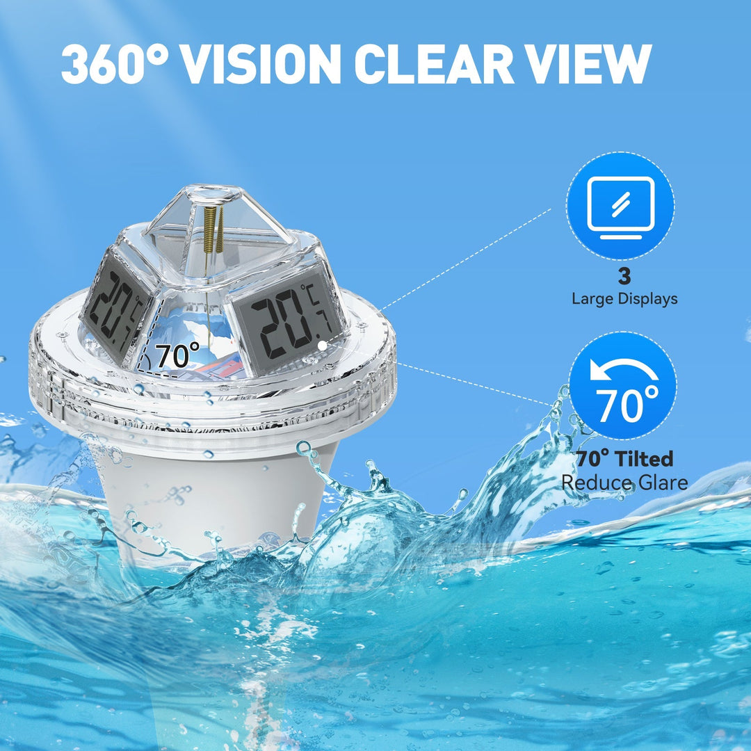 Wireless Pool Thermometer – Accurate Swimming Pool & Pond Temperature Monitor