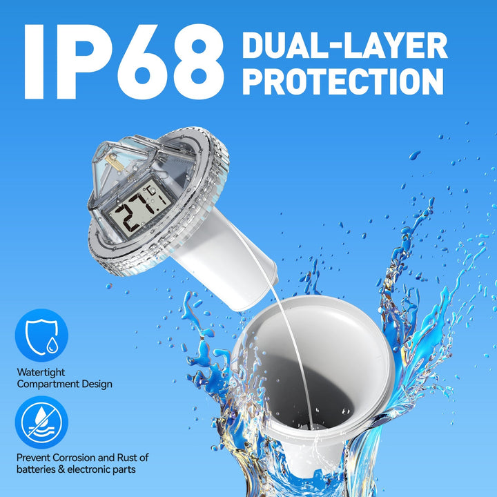 Wireless Pool Thermometer – Accurate Swimming Pool & Pond Temperature Monitor