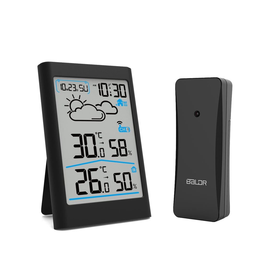 BALDR WS0341 Indoor & Outdoor Thermometer Hygrometer
