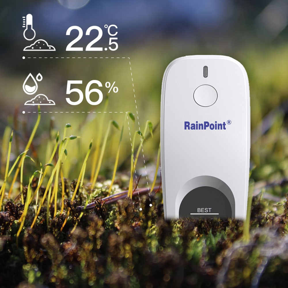 Wi-Fi Soil Moisture & Temperature Monitor – Smart Garden & Farm Sensor