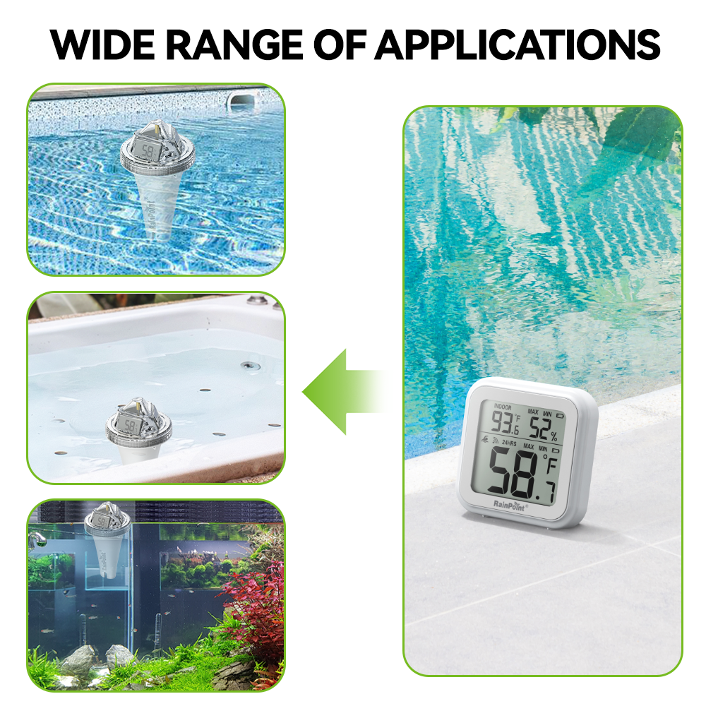 Wireless Pool Thermometer – Accurate Swimming Pool & Pond Temperature Monitor