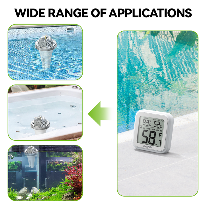 Wireless Pool Thermometer – Accurate Swimming Pool & Pond Temperature Monitor