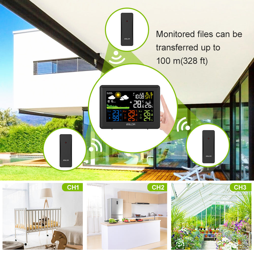 Wireless Indoor Outdoor Weather Station