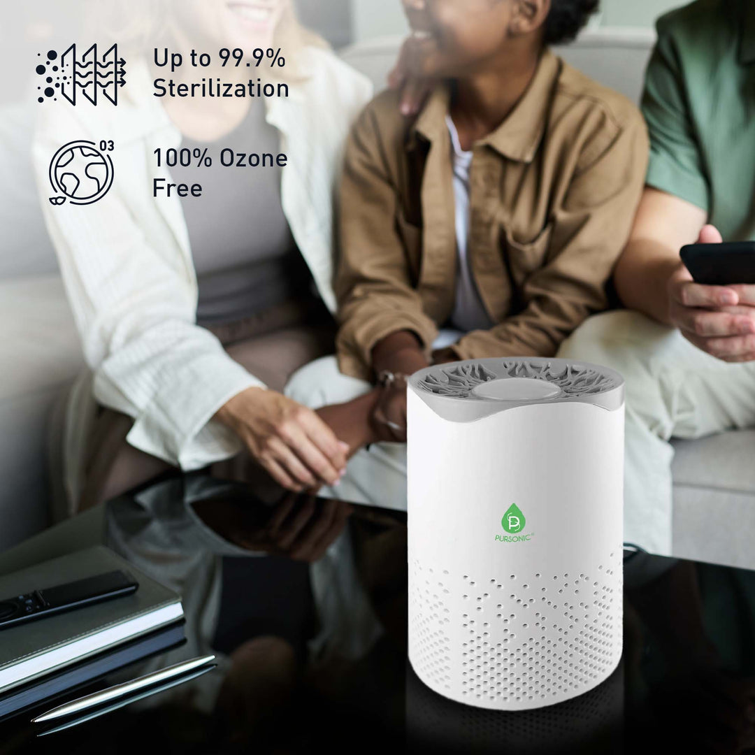 Air Purifier with 6-Pack Premium Essential Oils Collection