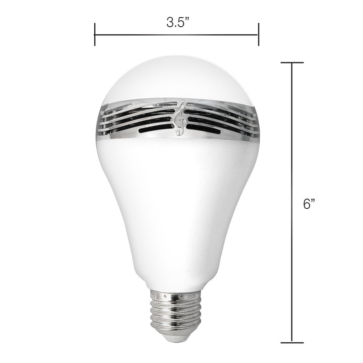 SOUNDLAMP Dimmable LED Light Bulb Bluetooth Speaker - 2 Pack
