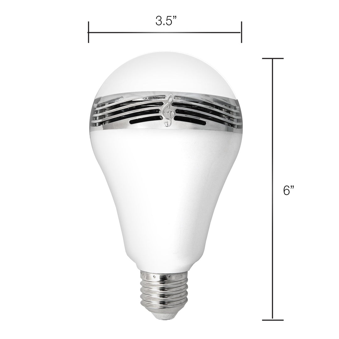 SOUNDLAMP Dimmable LED Light Bulb Bluetooth Speaker - 4 Pack