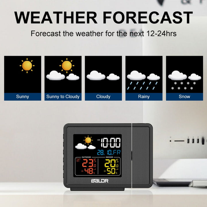 Atomic Alarm Clock with Projection Display