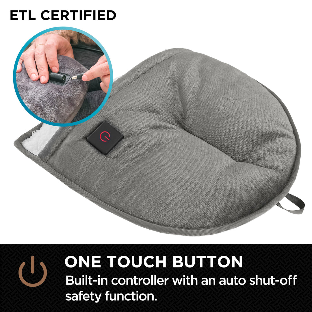 Brookstone Heated Luxe Foot Warmer