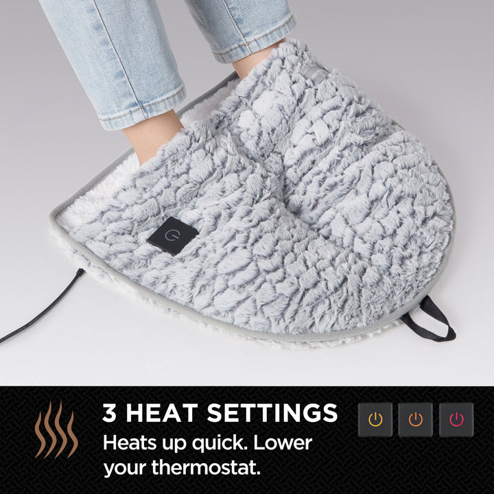 Brookstone Heated Luxe Foot Warmer