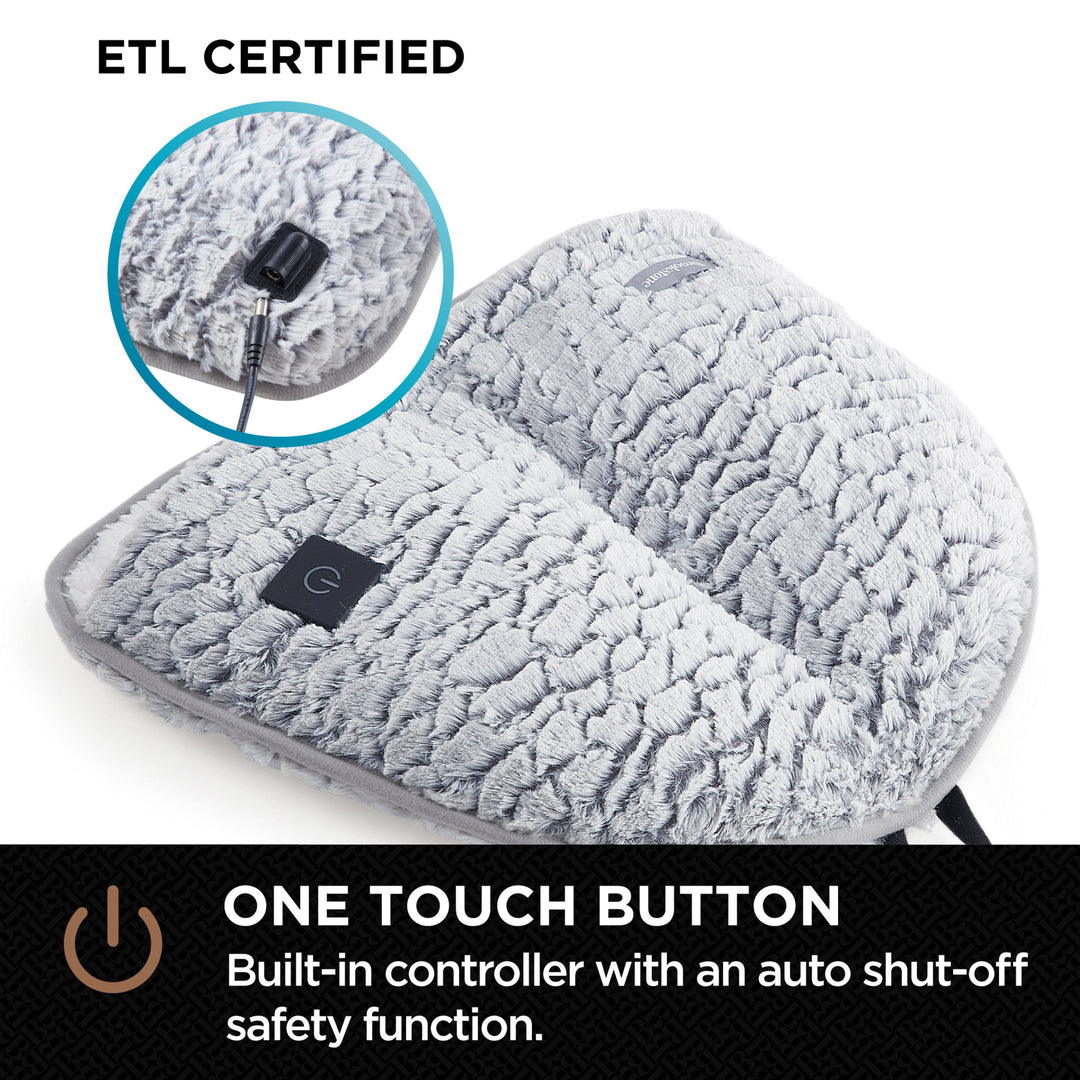 Brookstone Heated Luxe Foot Warmer