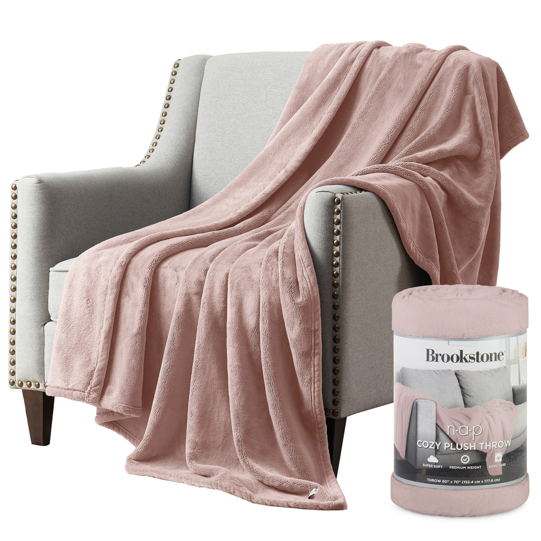 Brookstone Nap Cozy Plush Throw