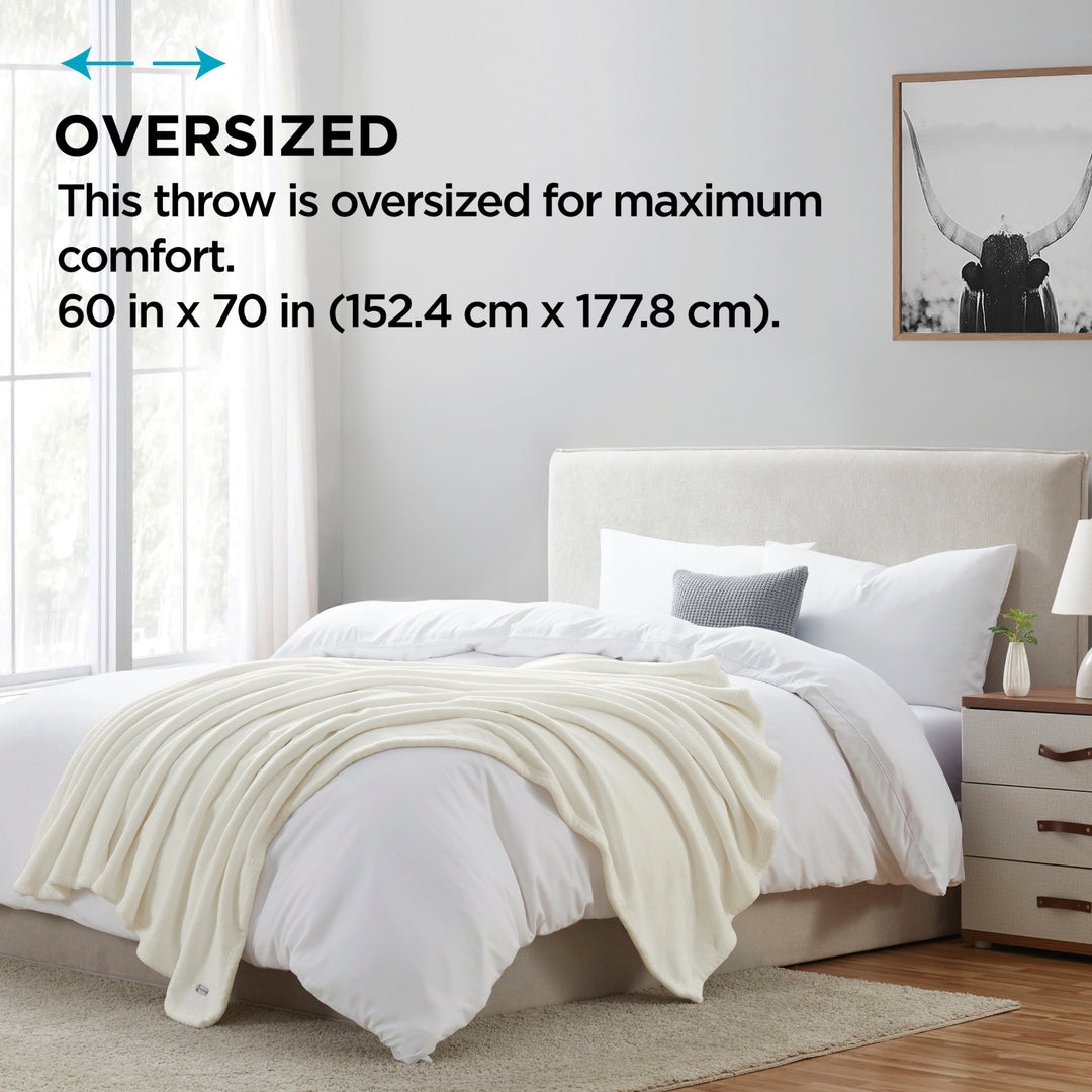 Brookstone Nap Cozy Plush Throw