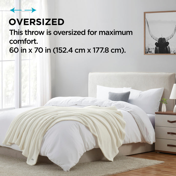Brookstone Nap Cozy Plush Throw