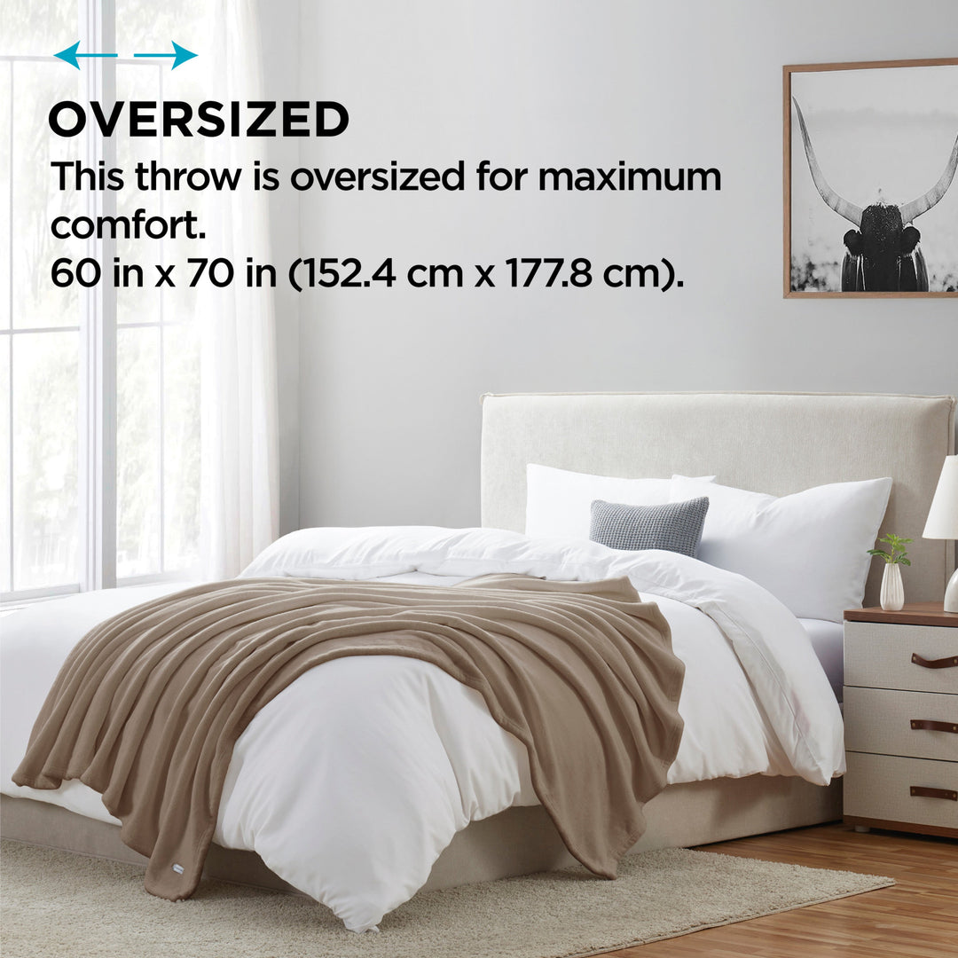 Brookstone Nap Cozy Plush Throw