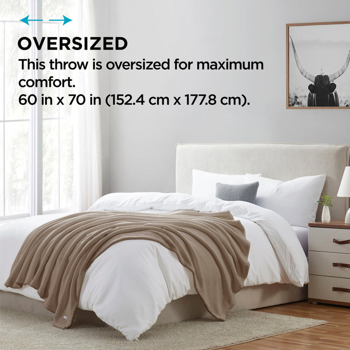 Brookstone Nap Cozy Plush Throw