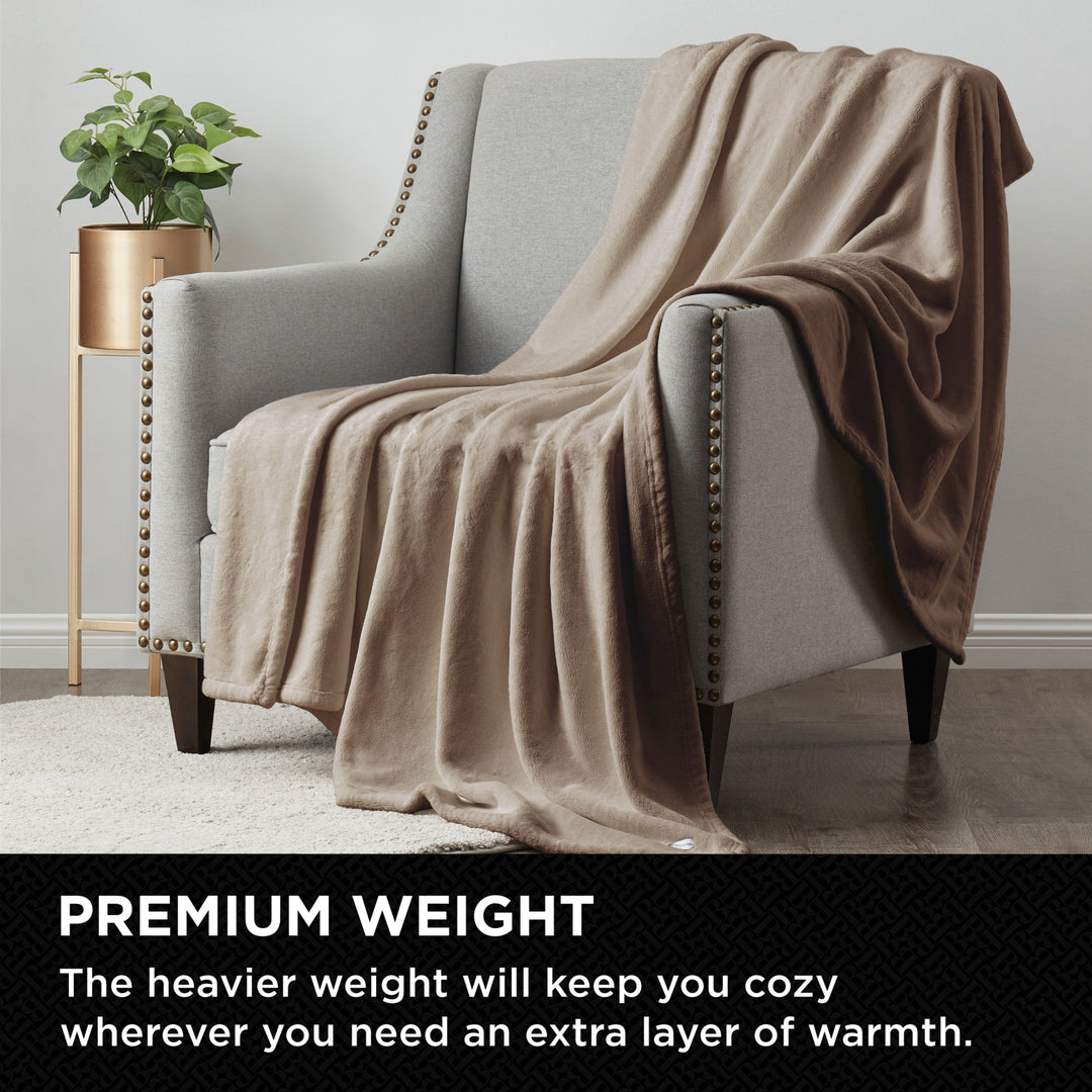 Brookstone Nap Cozy Plush Throw
