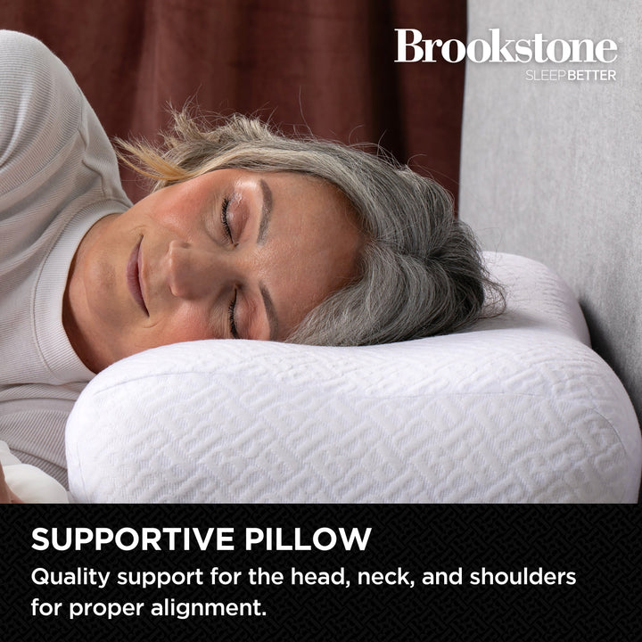 Brookstone Classic Comfort Memory Foam Pillow