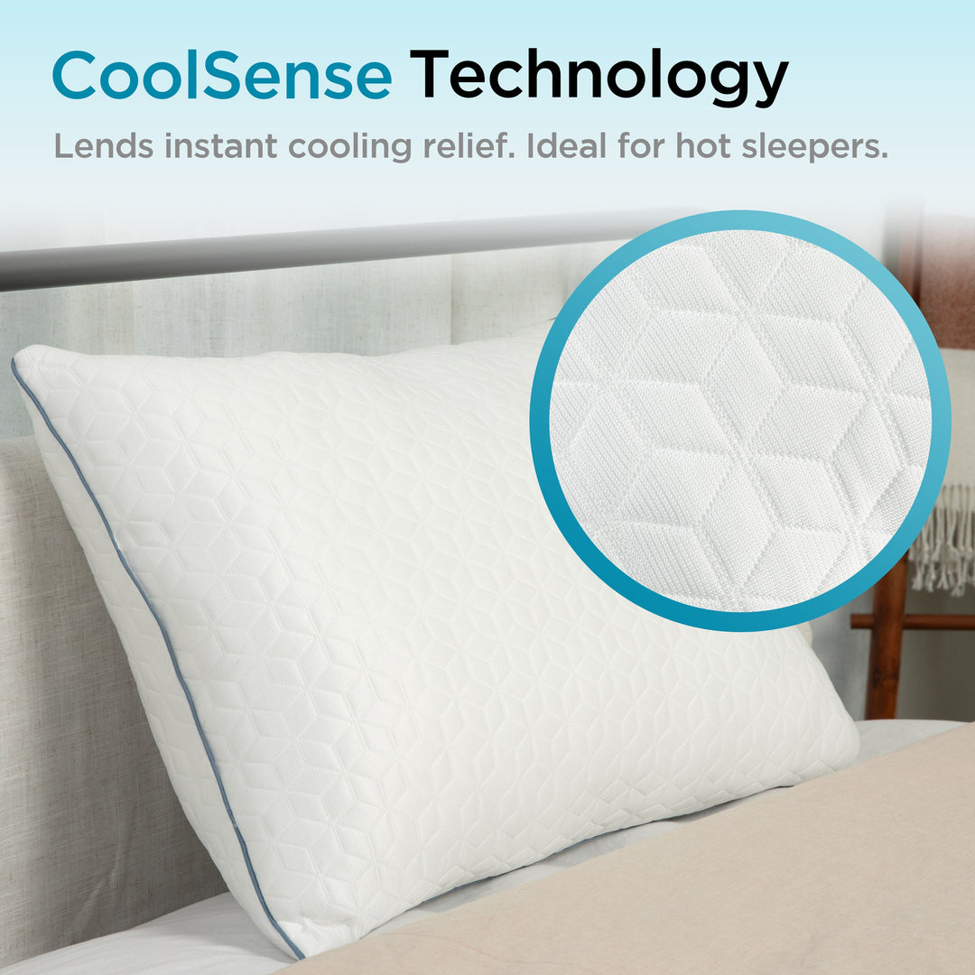 Brookstone CoolSense Down Alternative Pillow (2 Pack)