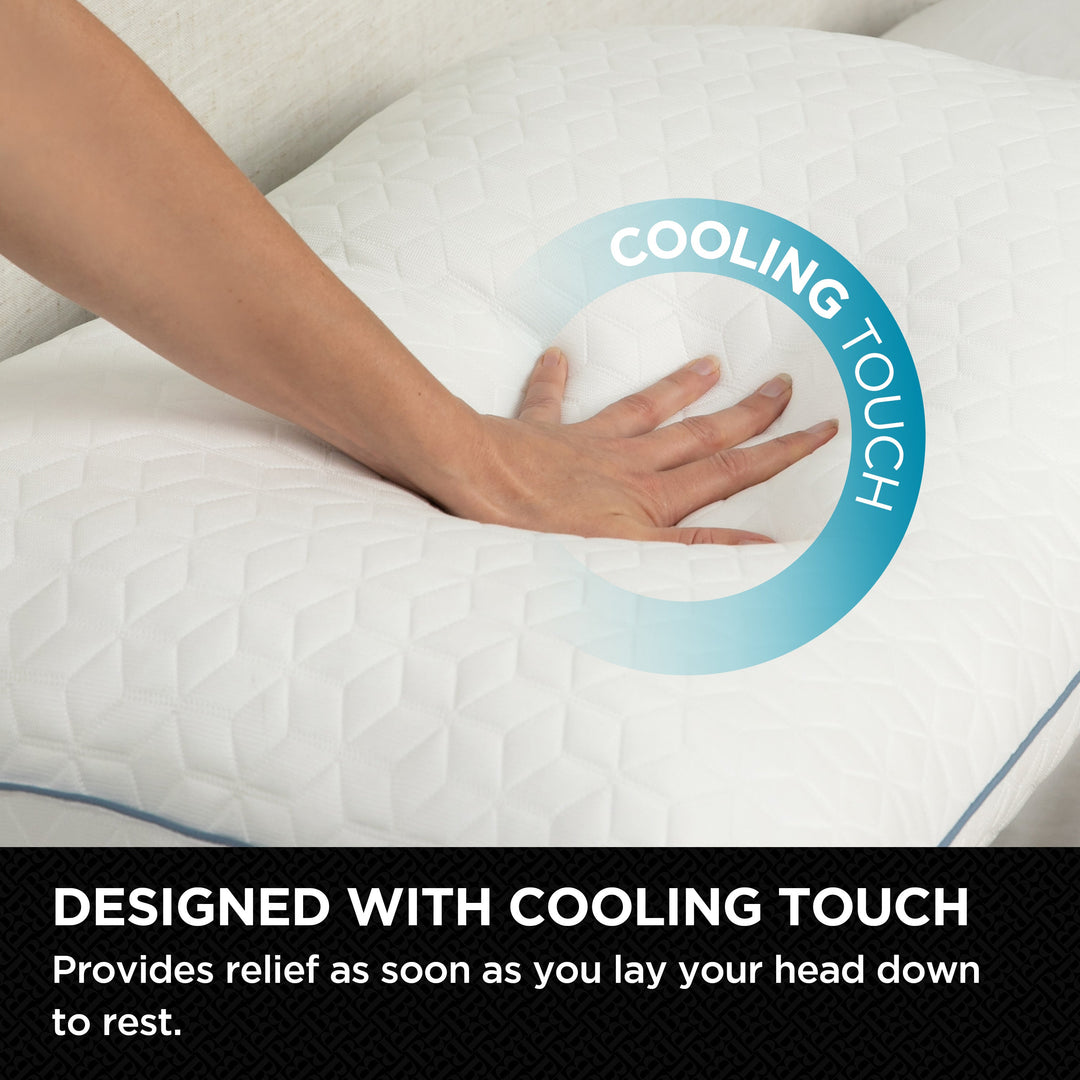 Brookstone CoolSense Down Alternative Pillow (2 Pack)