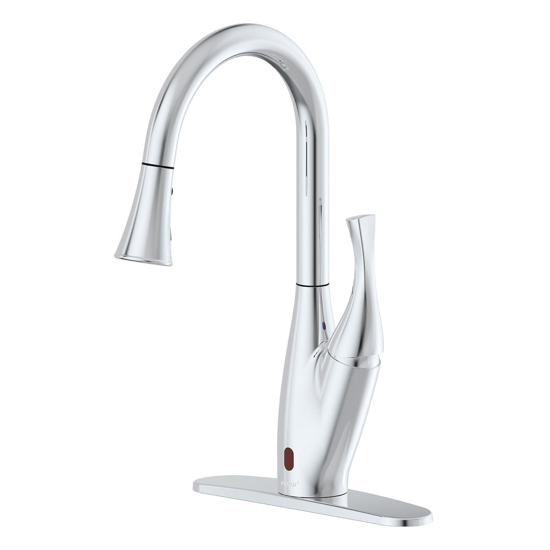 Bio Bidet FLOW X Motion Sensor Kitchen Faucet - Chrome