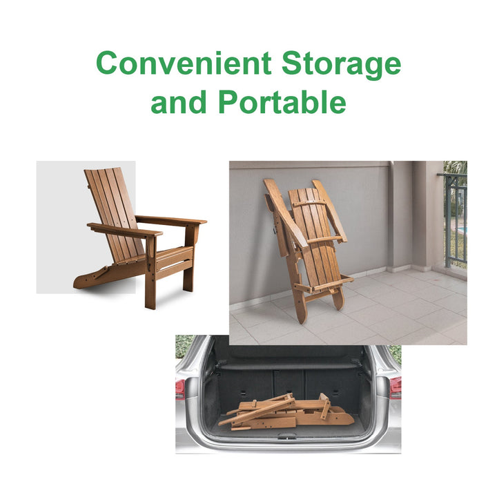 Durapatio Foldable patio furniture 4 set