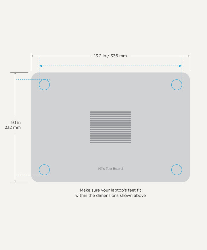Mossion M1 Laptop Stand - Titanium Gray