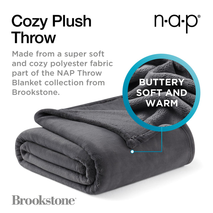 Brookstone NAP Plush Throw