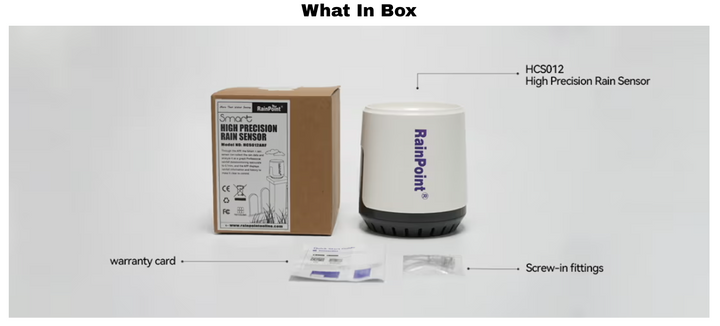RAINPOINT Wireless WiFi Rain Gauge (Hub Required)
