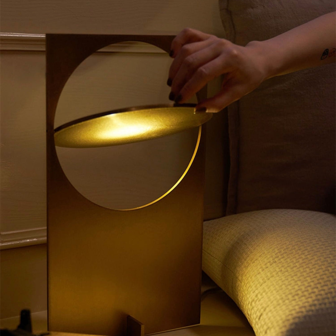 Sunset Table Lamp - Modern Metal Desk Lamp for Living Room & Bedroom by INSPECIAL HOME