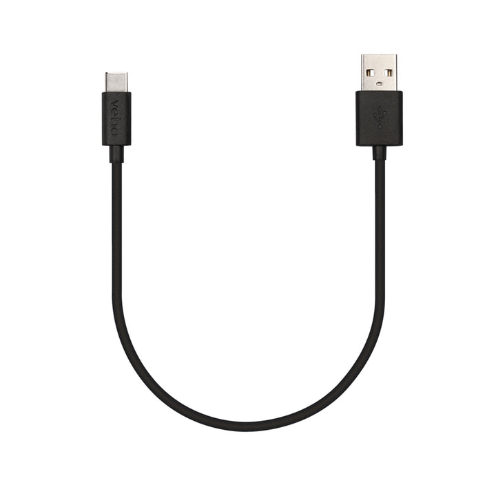 Veho Pebble USB-A to USB-C™ Universal Charge and Sync 0.2m/0.7ft Cable