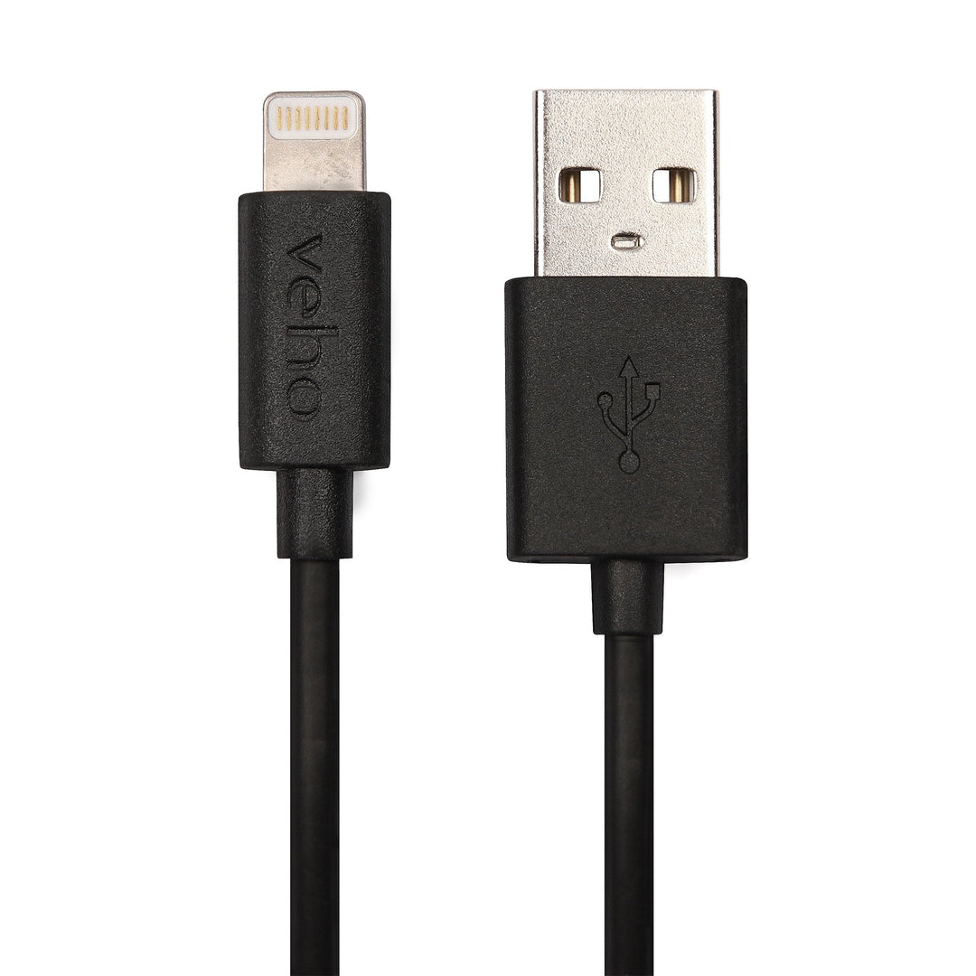 Veho Pebble Certified MFi Lightning To USB Cable | 1 Metre/3.3 Feet | Charge and Sync | Data Transfer