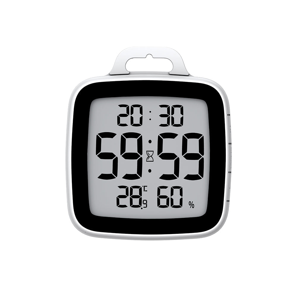 BALDR Waterproof Shower Clock With Timer for Bathrooms