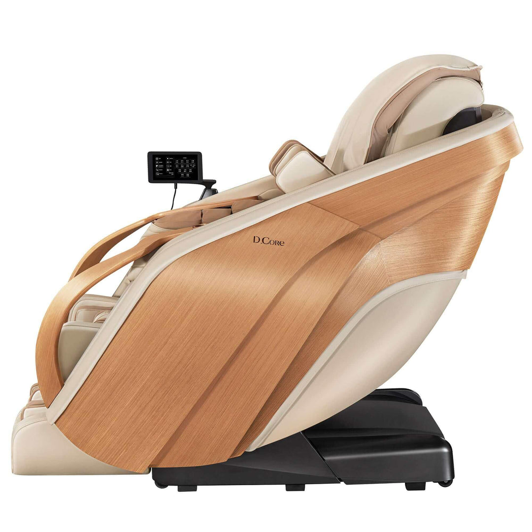 D.Core 2 - Made in Japan Ultra Premium Massage Chair w/ Oak Side Panels by Synca Massage Chair
