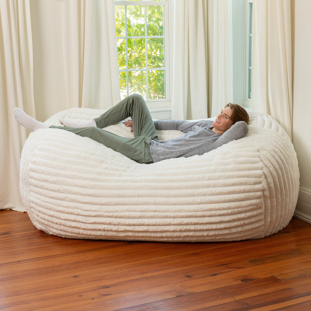 Jaxx Grand Lounger 7 Foot Bean Bag Sofa -Mondo Fur