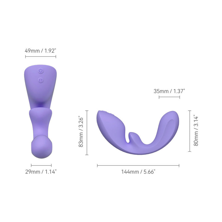 Osuga Rechargeable / Waterproof Flow Flexible Triple Intimate Massager